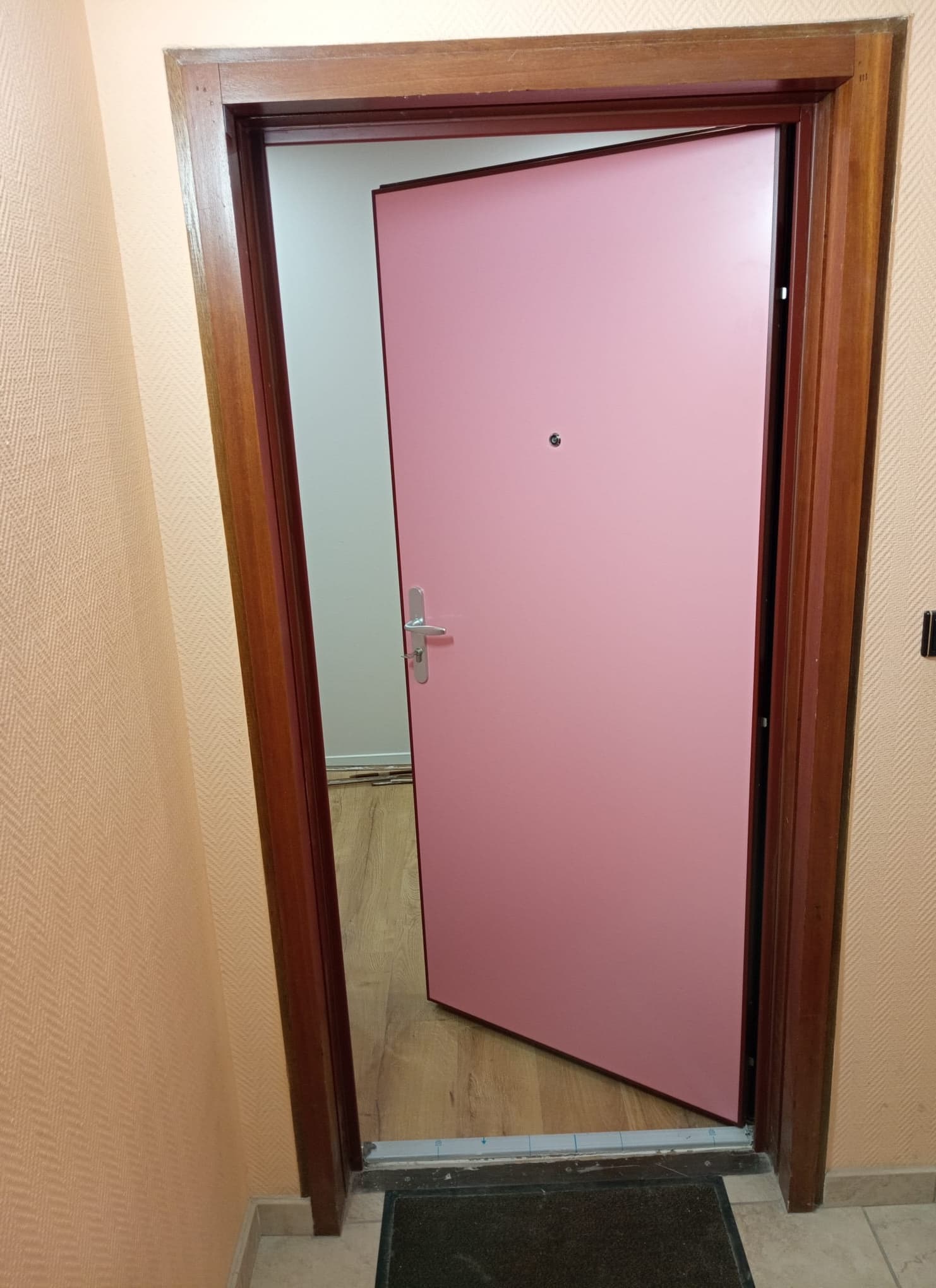 Pose de porte d'entrée aluminium - Thonon-les-Bains