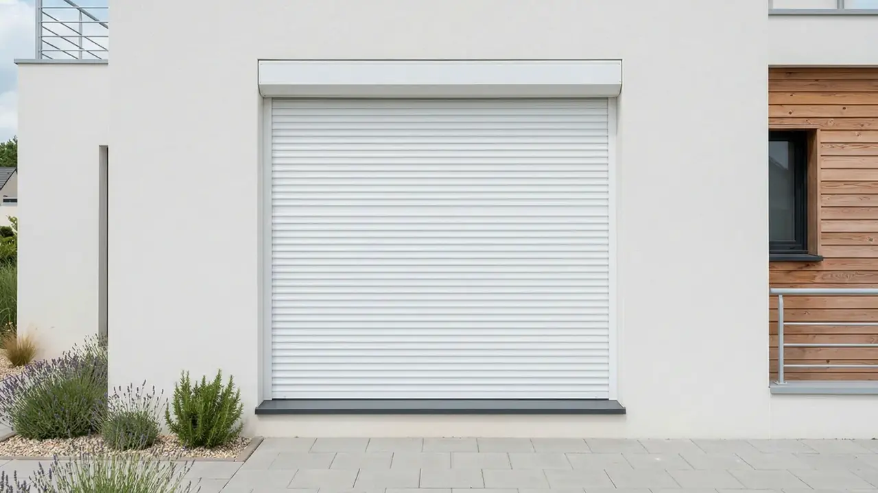 Volet roulant bloqué en position basse sur une fenêtre